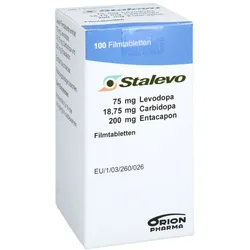 Stalevo 75 Mg/18.75 Mg/200 Mg Filmtabletten 100 St