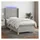 vidaXL Boxspringbett 100 x 200 cm Hellgrau