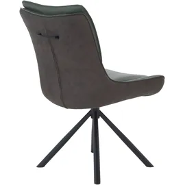 Jockenhöfer Drehstuhl Maurice Leder grün 2er Set