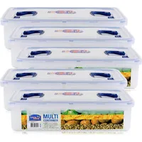 ISi Lock&Lock HPL894 Frischhaltedose 10 Liter - Multibox (5er