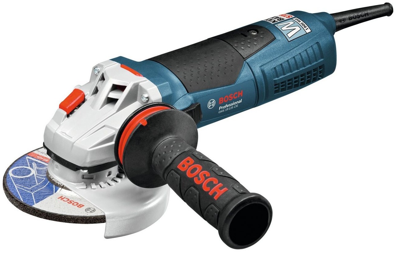 Bosch Professional Winkelschleifer GWS 19-125 CIE, max. 11500 U/min, Im Karton