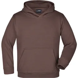 Kinder Kapuzensweat - Farbe braun - Größe XL
