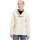 Amber & June Winterjacke mit Kapuze in hellbeige | 44