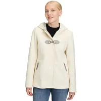 Amber & June Winterjacke mit Kapuze in hellbeige | 44