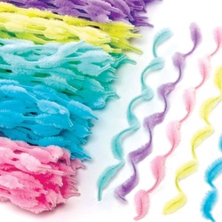 Pastell flauschige Pfeifenreiniger (pro Set 100) Bastelmaterial