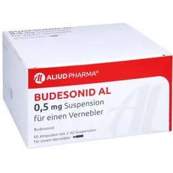 BUDESONID AL 0,5 mg Suspension f.einen Vernebler 60X2 ml