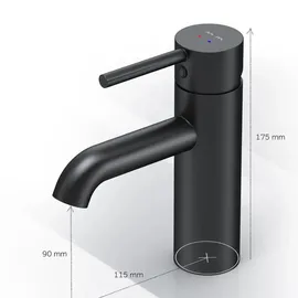 AM.PM Spike Einhandmischer Schwarz