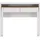 vente-unique Konsolenschreibtisch ausziehbar mit 2 Schubladen - Weiß & Holzfarben - LOAVIA