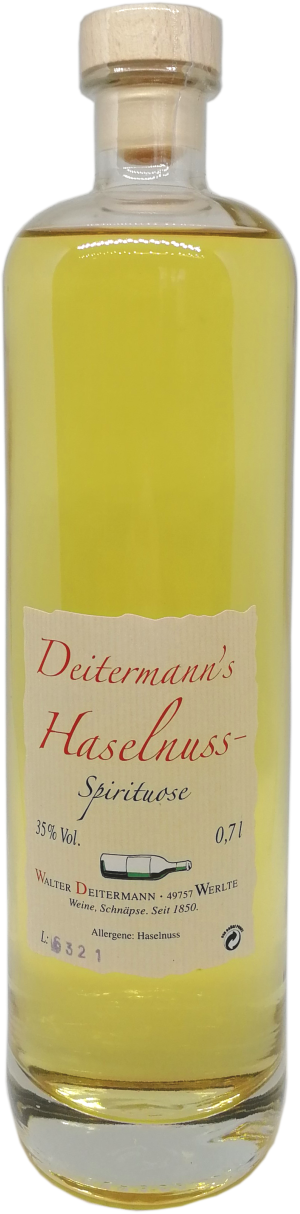 Deitermanns Haselnuss-Spiriuose 35%