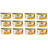 GOURMET Gold Sauce Delights Nassfutter mit Huhn in Soße für adulte Katzen 12x85g