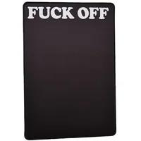 Mister Tee Fuck Off Desk Pad Schwarz