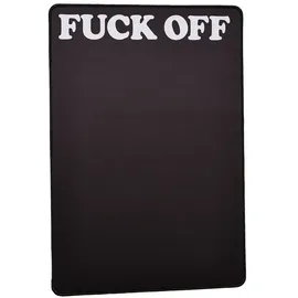 Mister Tee Fuck Off Desk Pad Schwarz