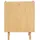 WoodMan Nice 75 x 95 x 45 cm Eichefarben / Braun