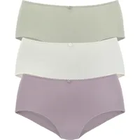 VIVANCE Taillenslip, (3er-Pack), aus weicher und elastischer Rippware, mit