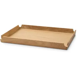 Lind DNA - Airy Teak Tablett Square M, Teak / Nupo natur