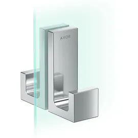 Hansgrohe Axor Universal Rectangular Duschtürgriff 6-12mm Glasdicke, Metall, 42639000 mit Befestigungsmaterial, chrom