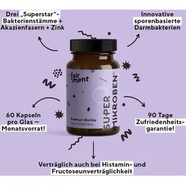 Fairment SuperMikroben Premium-Biotika Kapseln 60 St.