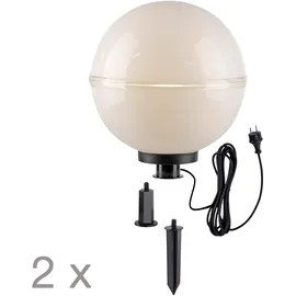 just light. Kugelleuchte ohne Leuchtmittel IP44 weiß