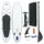 vidaXL SUP Board Set Aufblasbar 300 x 76 x 15 cm blau und weiß
