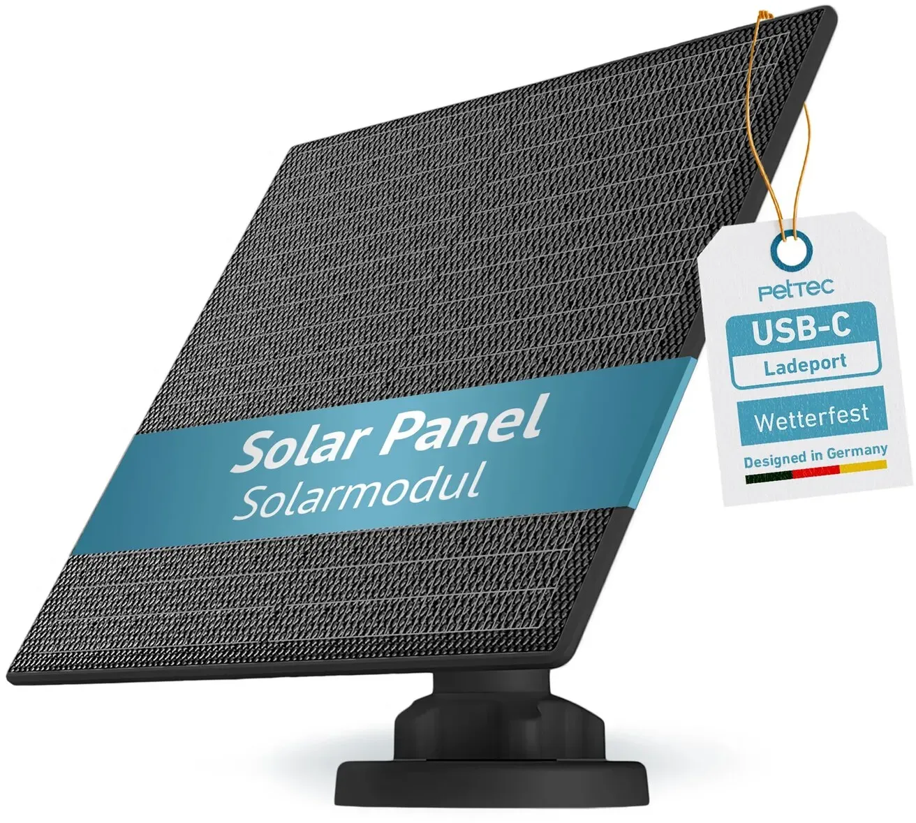 PetTec Solar Panel schwarz