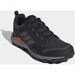 Laufschuh ADIDAS TERREX "TRACEROCKER 2.0 TRAILRUNNING", Gr. 44,5, grau (grau six, grau four, impact orange), Synthetik, Textil, sportlich, Schuhe