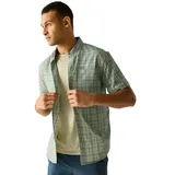 Regatta Begarno Kurzarmhemd - Arctic Check - XL