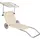 SPRINGOS Sonnenliege 200 x 70 x 100 cm Beige