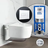 Geberit AquaClean Mera Comfort Komplett-SET Dusch-WC mit neeos Vorwandelement,, 146210211+16601WH#SET, Comfort