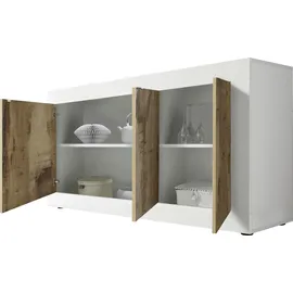 Home Affaire Sideboard 160 x 86 x 43 cm Weiß