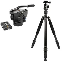 Sirui Traveler 7A Reisestativ Alu mit Videokopf