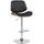 CLP Barhocker Clawson Kunstlederbezug I Barstuhl mit Bugholzrahmen höhenverstellbar und drehbar I mit Rückenlehne und Fußstütze