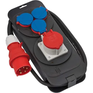 Brennenstuhl Stromstation CEE1 IP44 Stecker 400V/16A Steckdosen 1x CEE 400V/16A+3x 230V/16A