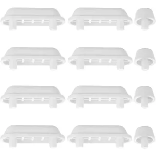 12 Stück WC Sitz Puffer, WC Deckel Puffer, Toilettendeckel Puffers, Toilet Seat Bumpers, für Holz Toilettensitz Puffers Stoßdämpfende Pads Ersatzteile