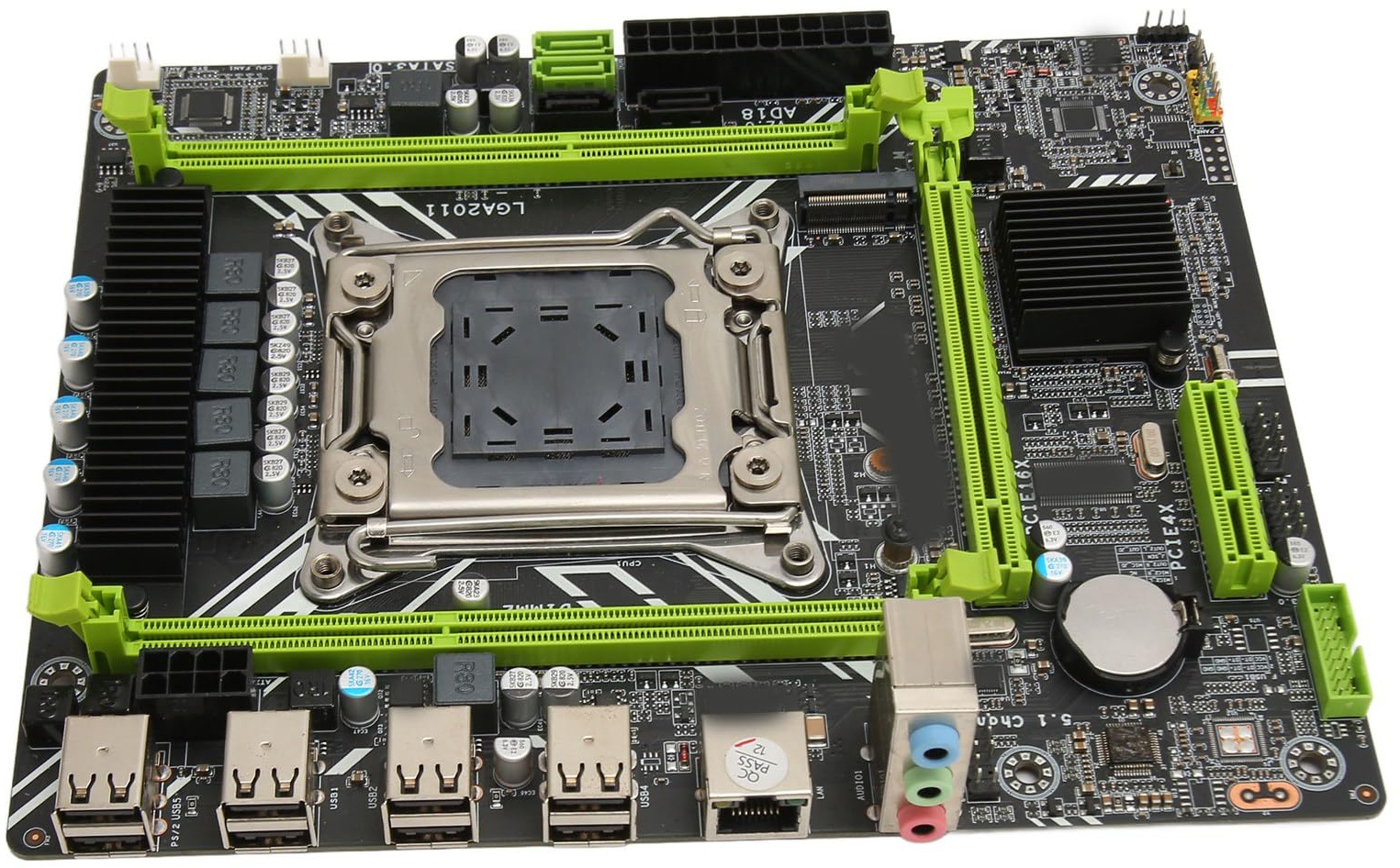 X79D-Motherboard, LGA2011-Motherboard, Dual-Channel-DDR3-Micro-ATX-Gaming-Motherboard, Unterstützt CPUs der Serien E5, 2640 V2 und Core I7