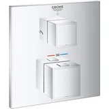 Grohe Grohtherm Cube Thermostat-Brausebatterie mit integrierter 2-Wege-Umstellung chrom