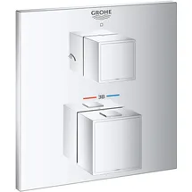 Grohe Grohtherm Cube Thermostat-Brausebatterie mit integrierter 2-Wege-Umstellung chrom