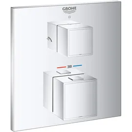 Grohe Grohtherm Cube Thermostat-Brausebatterie mit integrierter 2-Wege-Umstellung chrom