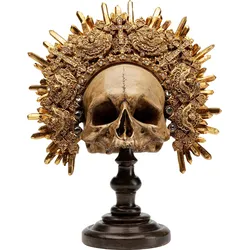 Kare Design Dekoobjekt »Deko Objekt King Skull 42cm« Kare Design goldfarben