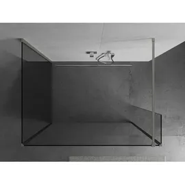 Mexen Duschrückwand transparent/silber