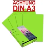 Inapa tecno colors A3 80 g/m2 500 Blatt intensivgrün
