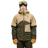 The Mountain Studio Gore-tex 2l Stretch Jacke - Forest Green / Sand - S