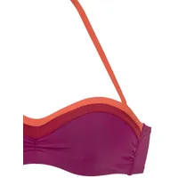 s.Oliver Bikini-Top Damen Orange/Mehrfarbig 36 Cup C