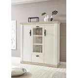 Home Affaire Highboard »Florenz«, im romantischen Landhaus-Look, Breite 140 cm