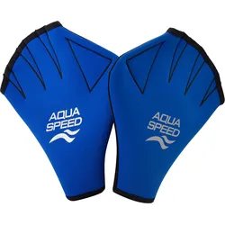 AQUA-SPEED Schwimmhandschuhe BLAU S