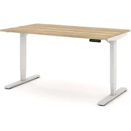 Assmann Electronic Schreibtisch Y-Line Eiche / Weiß