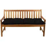 Gutekissen® Bankauflage Stuhlkissen Hollywoodschaukel Garten LS (140x60, Schwarz)