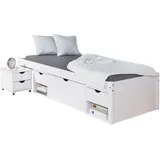 VCM Timm Bett 90x200 cm, weiss.