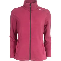 Damen Fleecejacke PAULA Roséwein kirschrot 46