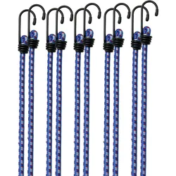 Deuba Spanngummi Expander Metallhaken 30,5cm - 10er Set