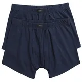 Jp1880 Boxershorts unifarben blau XXL 2er Pack